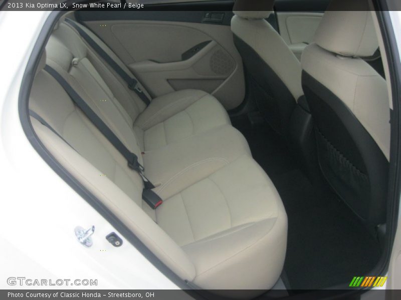 Snow White Pearl / Beige 2013 Kia Optima LX