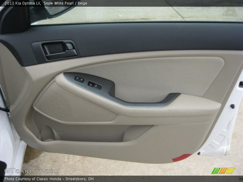 Snow White Pearl / Beige 2013 Kia Optima LX