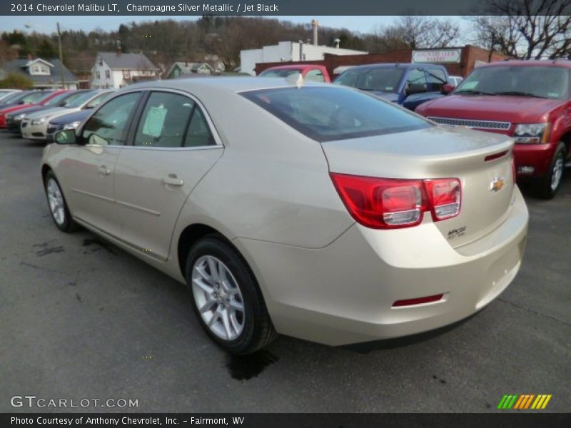 Champagne Silver Metallic / Jet Black 2014 Chevrolet Malibu LT