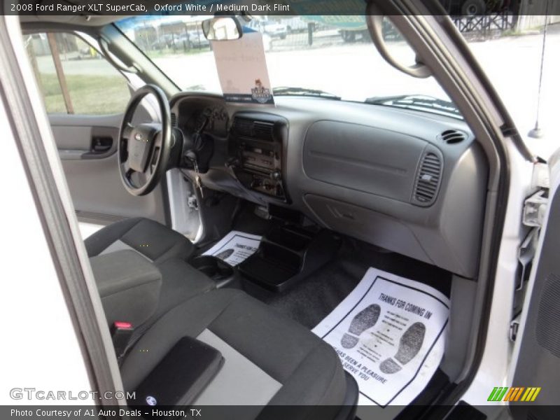 Oxford White / Medium Dark Flint 2008 Ford Ranger XLT SuperCab