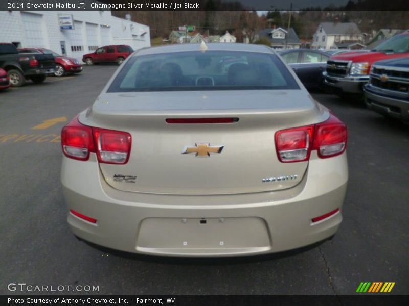 Champagne Silver Metallic / Jet Black 2014 Chevrolet Malibu LT