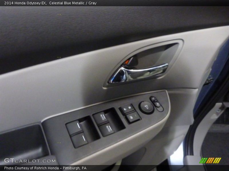 Celestial Blue Metallic / Gray 2014 Honda Odyssey EX