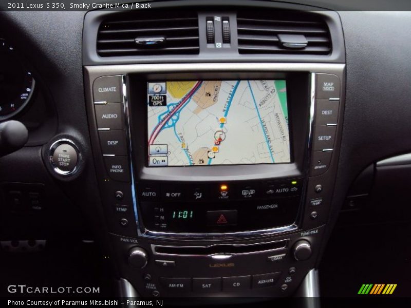 Smoky Granite Mica / Black 2011 Lexus IS 350