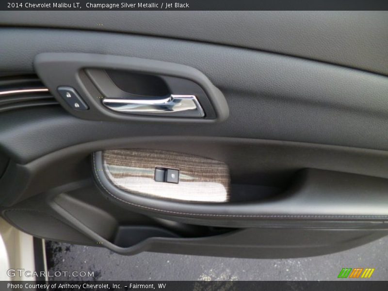 Champagne Silver Metallic / Jet Black 2014 Chevrolet Malibu LT