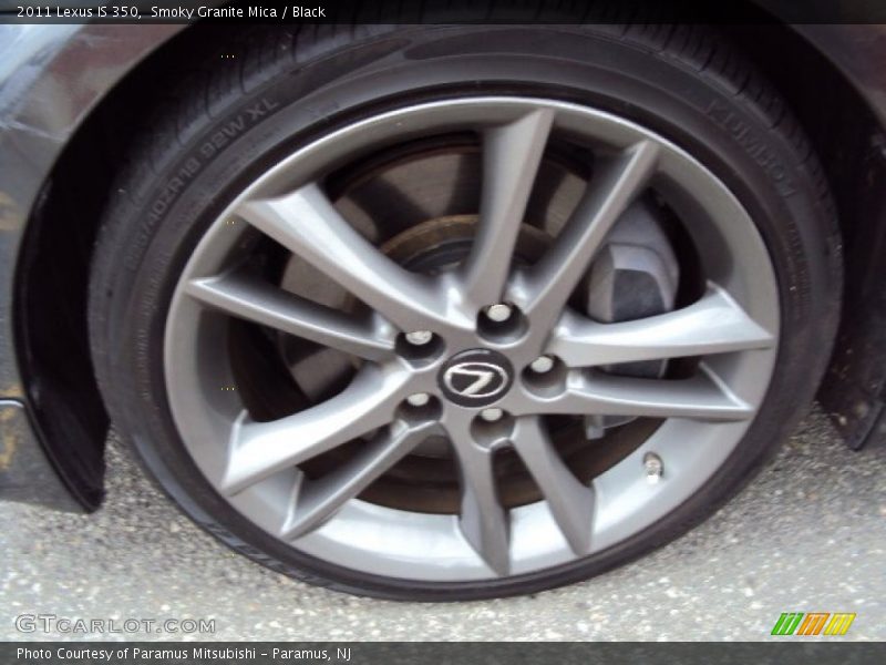 Smoky Granite Mica / Black 2011 Lexus IS 350