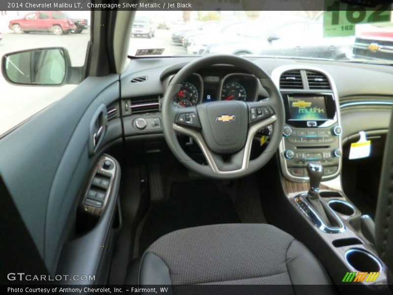 Champagne Silver Metallic / Jet Black 2014 Chevrolet Malibu LT