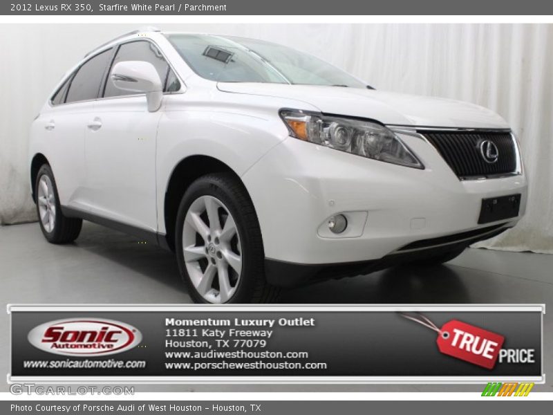 Starfire White Pearl / Parchment 2012 Lexus RX 350