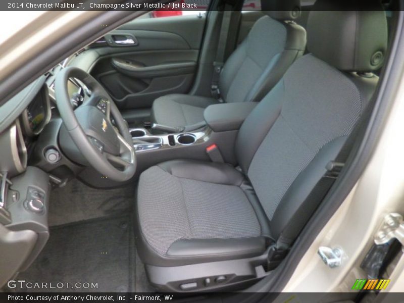 Champagne Silver Metallic / Jet Black 2014 Chevrolet Malibu LT