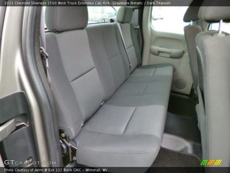 Graystone Metallic / Dark Titanium 2013 Chevrolet Silverado 1500 Work Truck Extended Cab 4x4