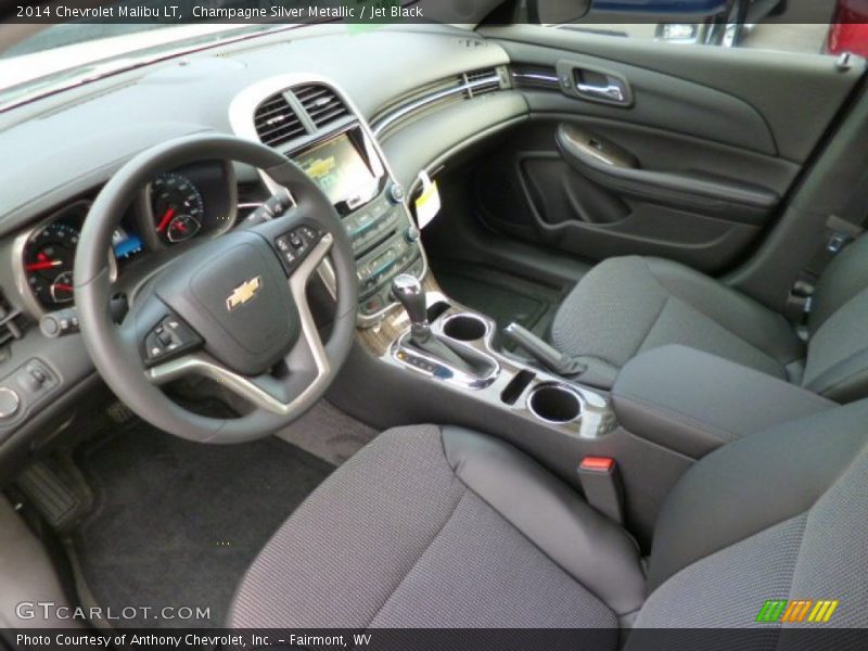 Champagne Silver Metallic / Jet Black 2014 Chevrolet Malibu LT