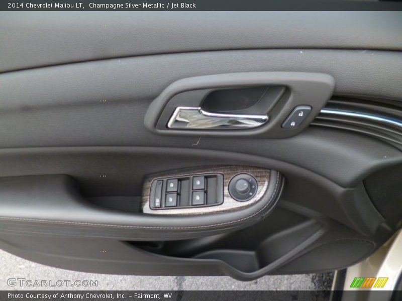Champagne Silver Metallic / Jet Black 2014 Chevrolet Malibu LT