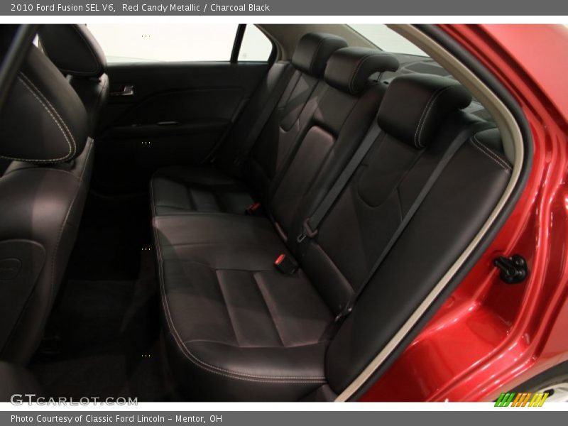Red Candy Metallic / Charcoal Black 2010 Ford Fusion SEL V6