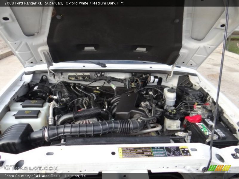 Oxford White / Medium Dark Flint 2008 Ford Ranger XLT SuperCab
