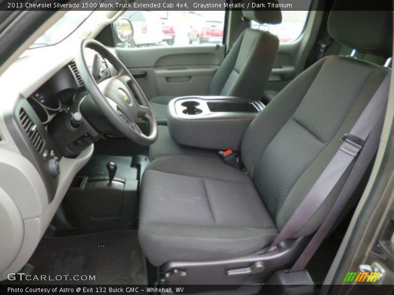 Graystone Metallic / Dark Titanium 2013 Chevrolet Silverado 1500 Work Truck Extended Cab 4x4