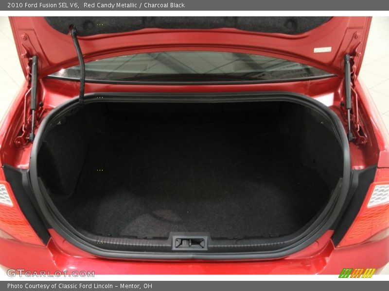 Red Candy Metallic / Charcoal Black 2010 Ford Fusion SEL V6