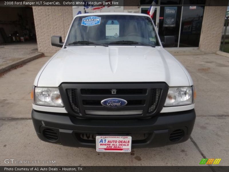 Oxford White / Medium Dark Flint 2008 Ford Ranger XLT SuperCab