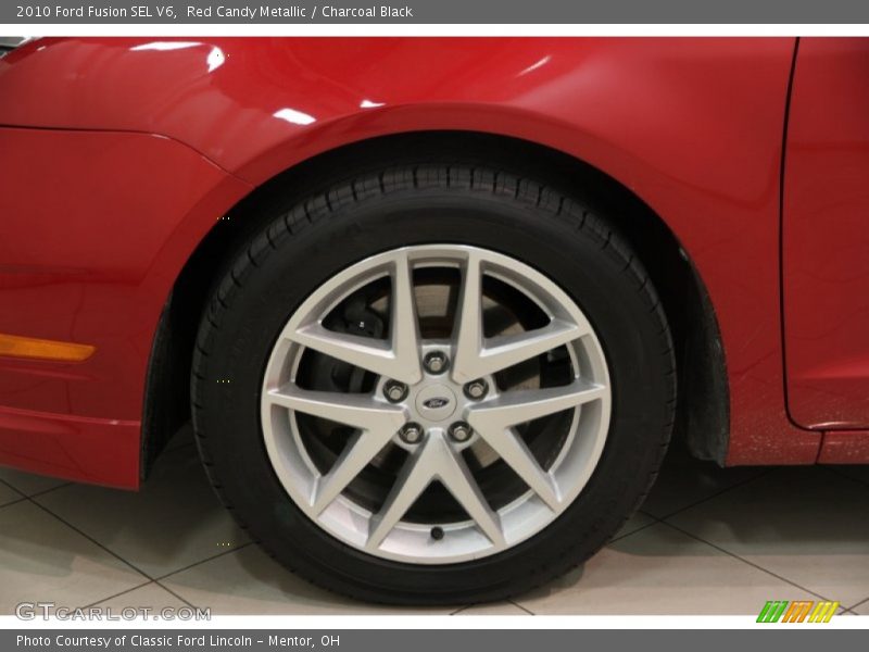 Red Candy Metallic / Charcoal Black 2010 Ford Fusion SEL V6