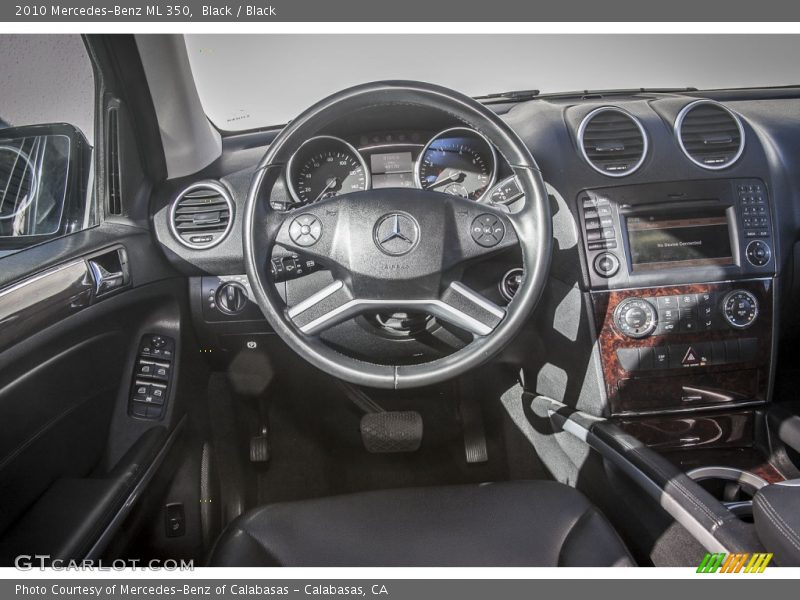Black / Black 2010 Mercedes-Benz ML 350
