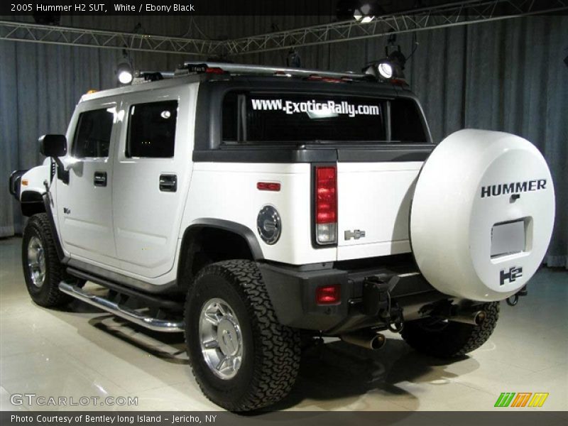 White / Ebony Black 2005 Hummer H2 SUT