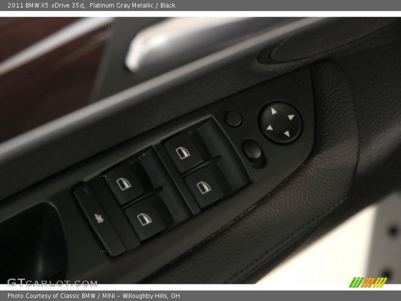 Platinum Gray Metallic / Black 2011 BMW X5 xDrive 35d