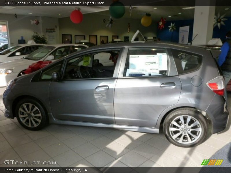 Polished Metal Metallic / Sport Black 2013 Honda Fit Sport