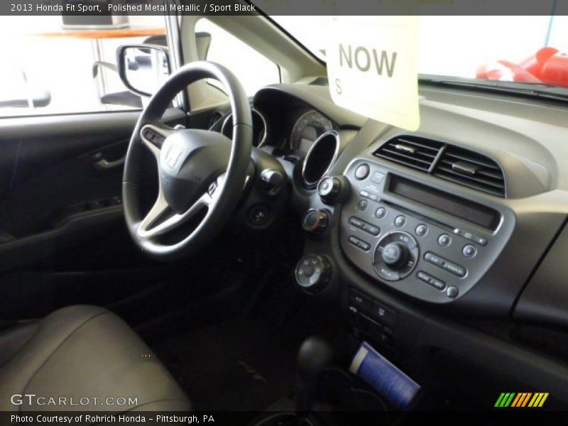 Polished Metal Metallic / Sport Black 2013 Honda Fit Sport