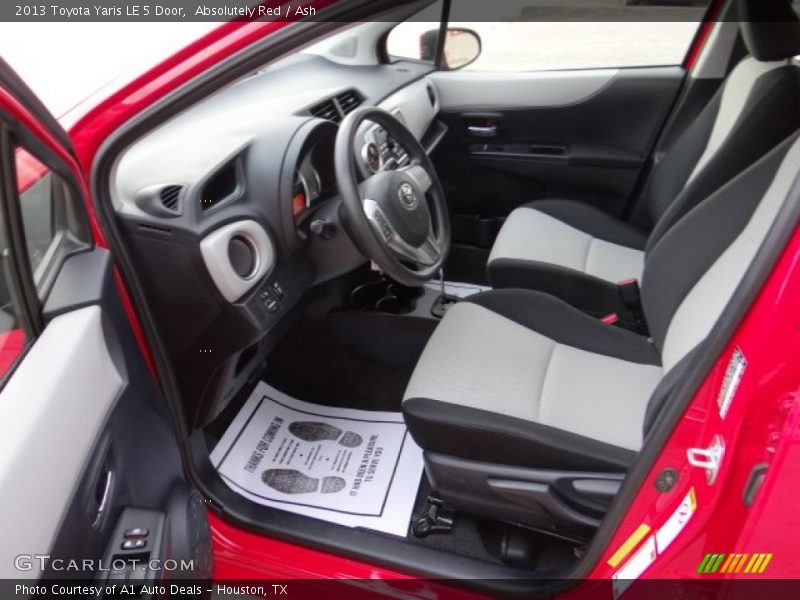 Absolutely Red / Ash 2013 Toyota Yaris LE 5 Door
