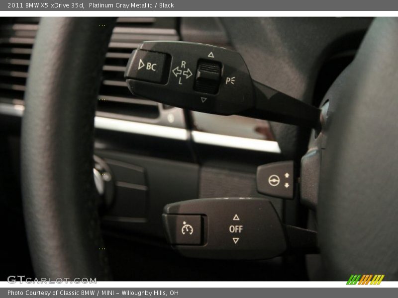 Platinum Gray Metallic / Black 2011 BMW X5 xDrive 35d