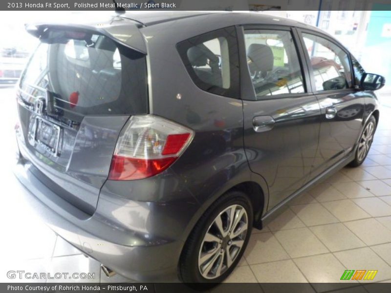 Polished Metal Metallic / Sport Black 2013 Honda Fit Sport