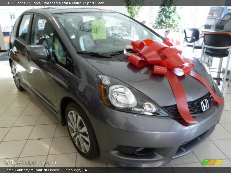 Polished Metal Metallic / Sport Black 2013 Honda Fit Sport