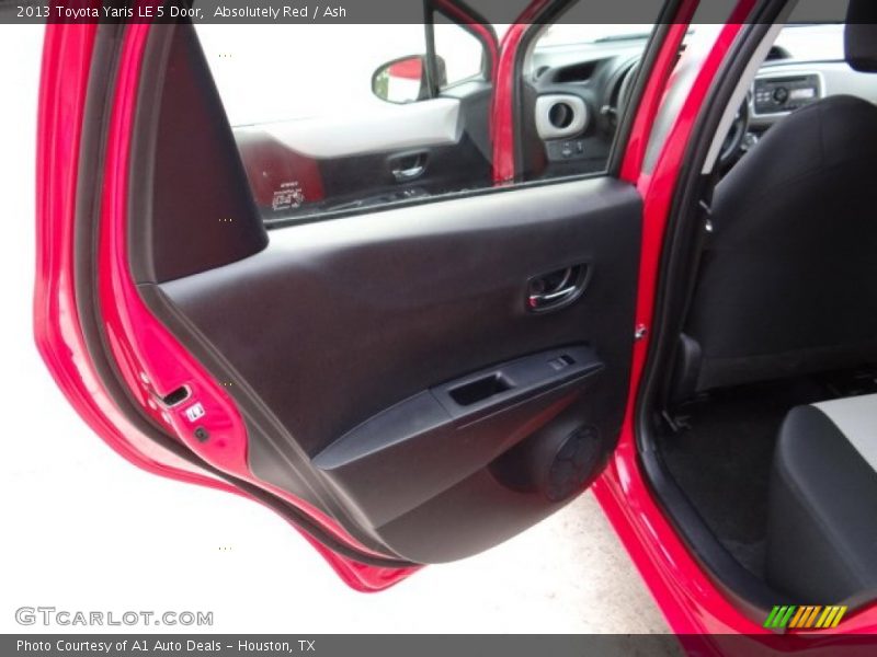 Absolutely Red / Ash 2013 Toyota Yaris LE 5 Door