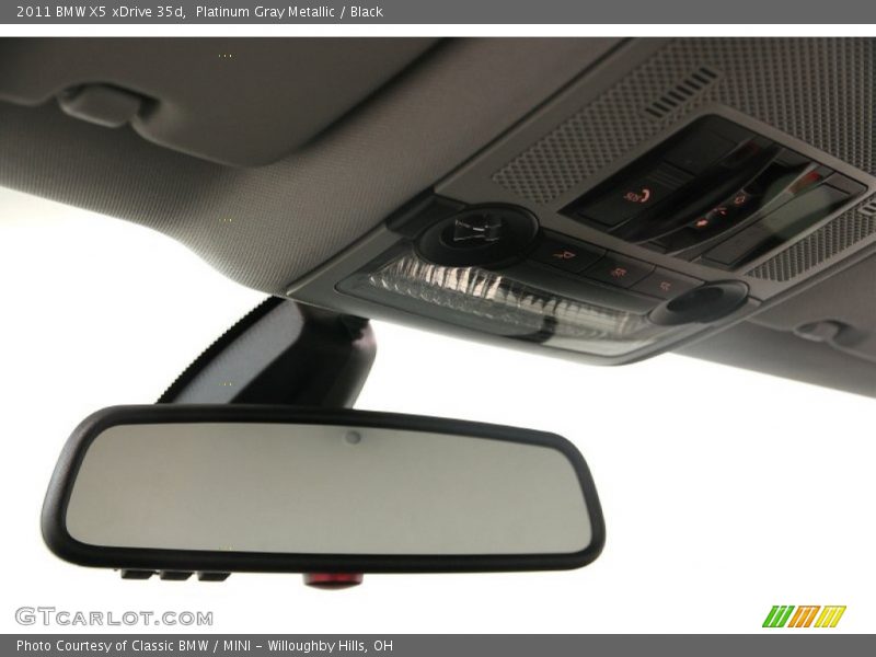 Platinum Gray Metallic / Black 2011 BMW X5 xDrive 35d