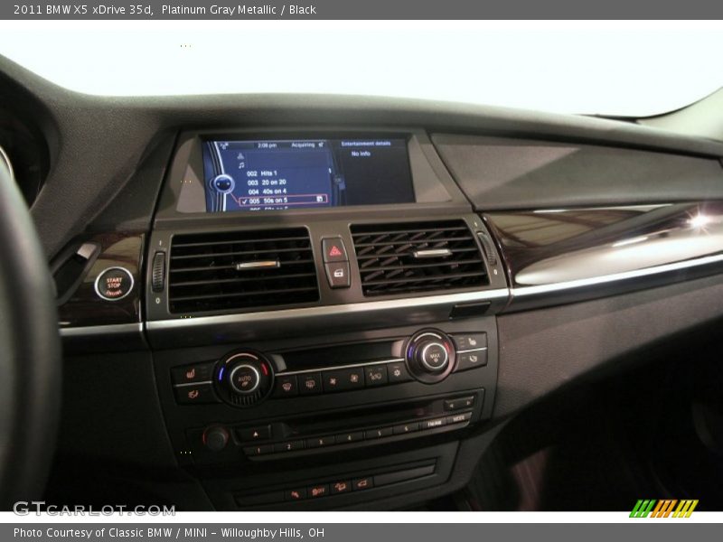 Platinum Gray Metallic / Black 2011 BMW X5 xDrive 35d