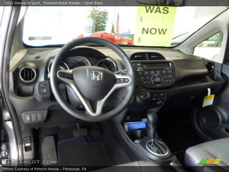 Polished Metal Metallic / Sport Black 2013 Honda Fit Sport