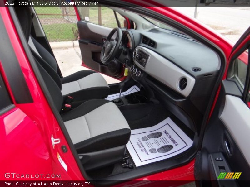 Absolutely Red / Ash 2013 Toyota Yaris LE 5 Door