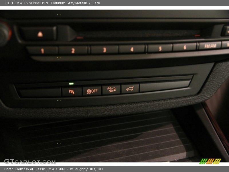 Platinum Gray Metallic / Black 2011 BMW X5 xDrive 35d
