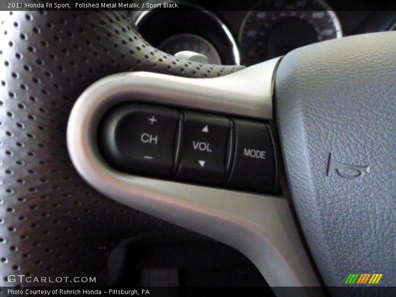 Polished Metal Metallic / Sport Black 2013 Honda Fit Sport