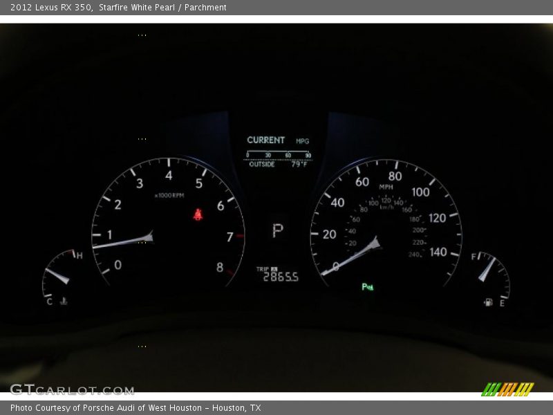 Starfire White Pearl / Parchment 2012 Lexus RX 350