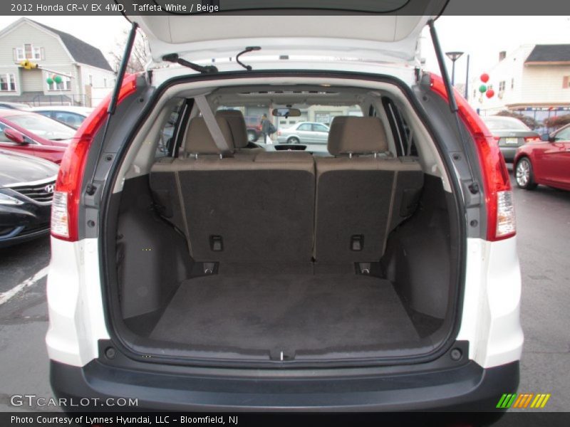 Taffeta White / Beige 2012 Honda CR-V EX 4WD