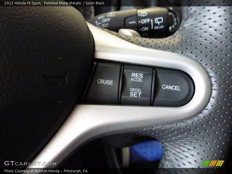 Polished Metal Metallic / Sport Black 2013 Honda Fit Sport