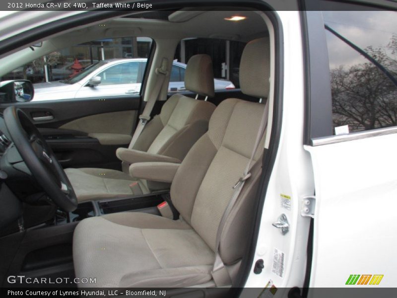 Taffeta White / Beige 2012 Honda CR-V EX 4WD