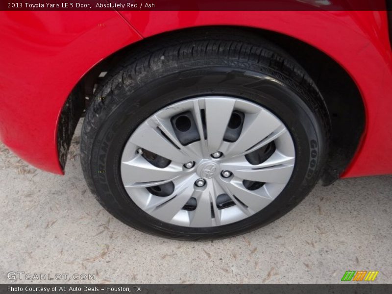 Absolutely Red / Ash 2013 Toyota Yaris LE 5 Door