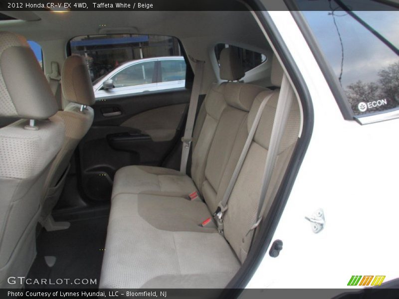 Taffeta White / Beige 2012 Honda CR-V EX 4WD