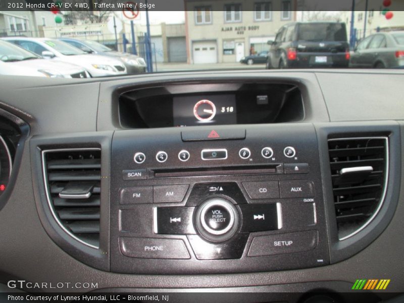 Taffeta White / Beige 2012 Honda CR-V EX 4WD