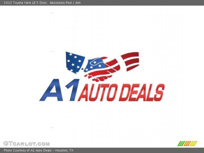 Absolutely Red / Ash 2013 Toyota Yaris LE 5 Door