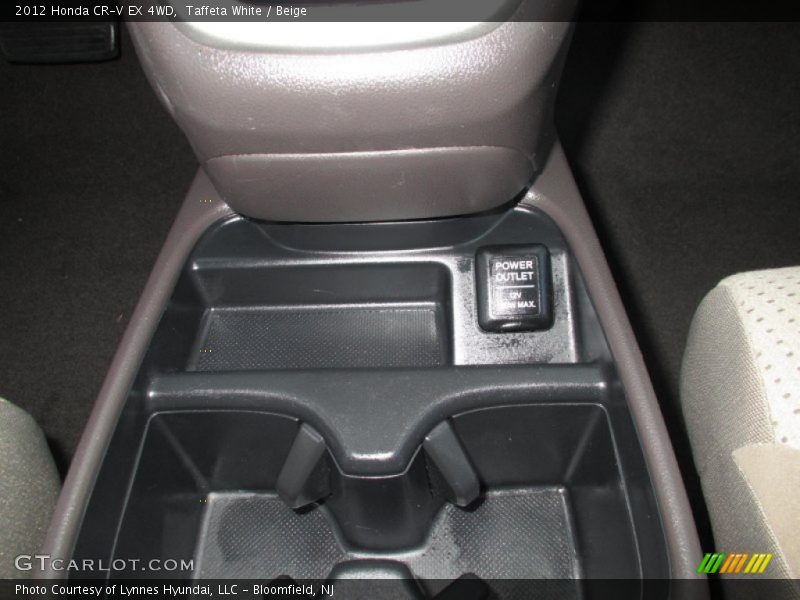 Taffeta White / Beige 2012 Honda CR-V EX 4WD