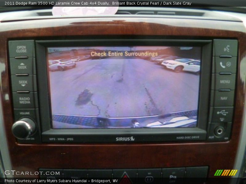 Brilliant Black Crystal Pearl / Dark Slate Gray 2011 Dodge Ram 3500 HD Laramie Crew Cab 4x4 Dually