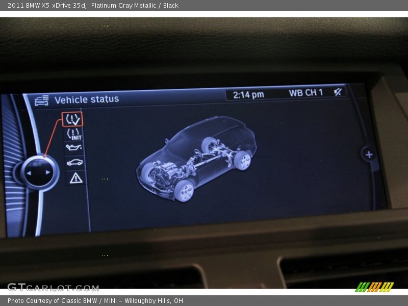 Platinum Gray Metallic / Black 2011 BMW X5 xDrive 35d