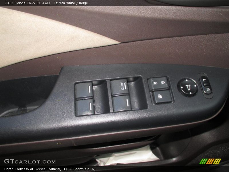 Taffeta White / Beige 2012 Honda CR-V EX 4WD