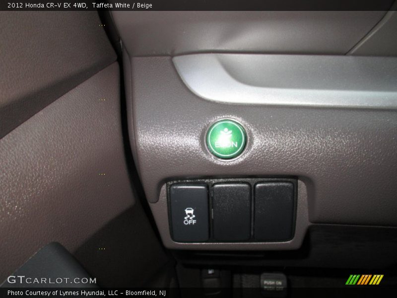 Taffeta White / Beige 2012 Honda CR-V EX 4WD